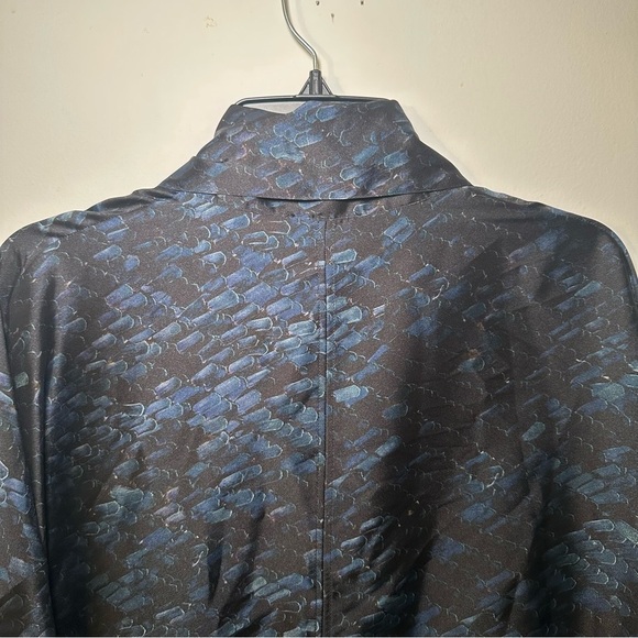 COS X Chris Perani Patterned Art To Wear Scarf Dress Draped Retro Lagenlook 12 - Picture 14 of 15